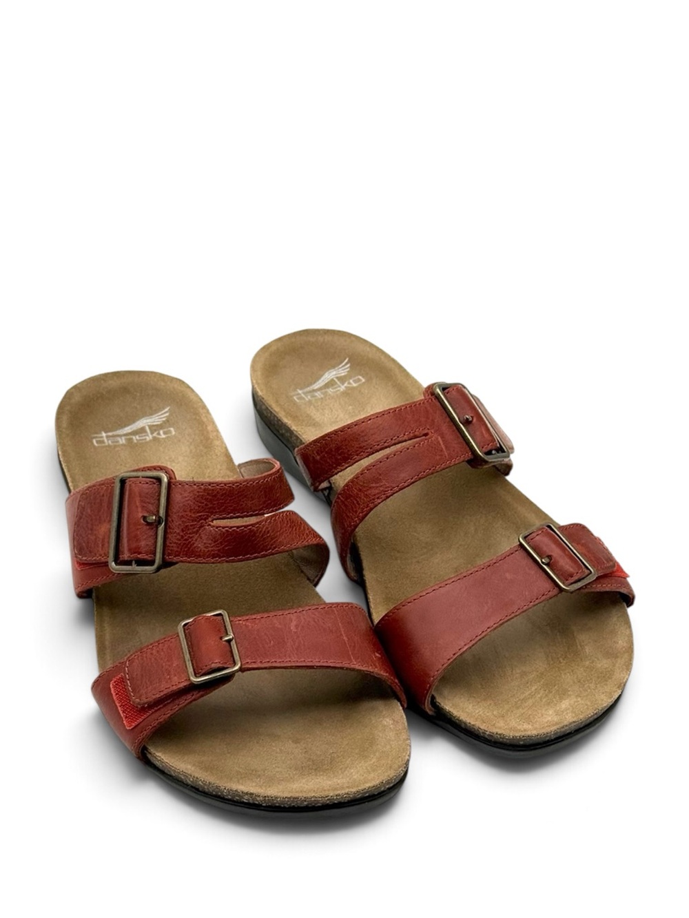 Dansko Rosie Slide Sandal Red Coral EU 39 US 8.5-9